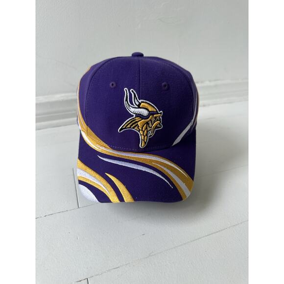 Vintage Reebok Stretch Fit Minnesota Vikings OSFA Hat - Picture 1 of 6